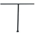 vidaXL Súprava markízových stĺpikov antracitová 300x245 cm železo