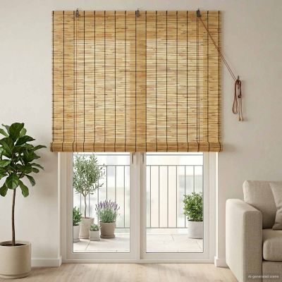vidaXL Roleta Prírodná 140 x 220 cm Rákosie