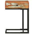 vidaXL Príručný stolík v tvare U 45x30x61 cm, recyklovaný masív