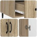 vidaXL Servírovacia skriňa so zásuvkou Dub sonoma 66 x 34,5 x 95 cm