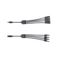 Solárne rozbočovacie káble ORNO OR-PV-13608, 4XMC4 (MC4 T 1 na 4), pár