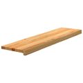 vidaXL Schodiskové stupne 20 ks svetlohnedá 100x30x2 cm dubový masív