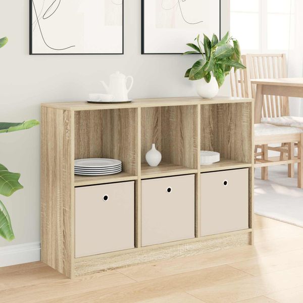 vidaXL Servírovacia skriňa so zásuvkou Sonoma dub 102 x 32 x 73,5 cm