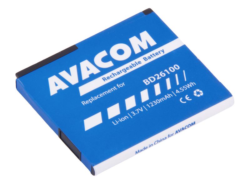 Batéria AVACOM PDHT-ACE-S1230 na mobil HTC Desire HD, HTC Ace Li-Ion 3,6V 1230mAh