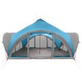 vidaXL Tipi stan so strechou Modrá Pre 18 osôb Polyester a oceľ
