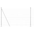 vidaXL Zvarené drôtené pletivo s betónovým základom 25 x 1,4 m