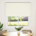 vidaXL Roleta zatemnenie sivobiele 125x130 cm Šírka látky 121,6 cm