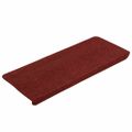 vidaXL Nášľapy na schody samolepiace 30 ks červené 65x22,5x3,5 cm
