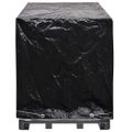 vidaXL Obal na IBC kontajner, 8 očiek 116x100x120 cm