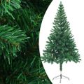 vidaXL Osvetlený umelý vianočný stromček+gule 150 cm, 380 vetvičiek