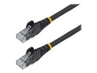Category 6 - 24AWG (N6LPATCH3MBK) - Patch kábel - RJ-45 (M) do RJ-45 (M) - 3 m - 6 mm - UTP - CAT 6 - provedenie bez hrbolčekov - čierna