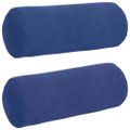 vidaXL Podložkové vankúše 2 pcs Policajná modrá Ø 15 x 40 cm