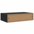 vidaXL Zásuvkové police nástenné 2 ks čierne 40x23,5x10 cm MDF
