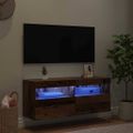 vidaXL TV nástenná skriňa 100 x 30 x 40 cm Staré drevo