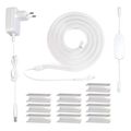 GoSmart Flexibilný LED pásik NEON biely, 3 m, 23 W, RGBIC stmievateľný, WiFi