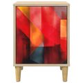 vidaXL Nočný stolík HEESCH 2 ks Dub sonoma 36 x 33 x 50 cm