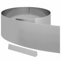 vidaXL Obrubník trávnika 450 x 25 cm Pozinkovaná oceľ Strieborná