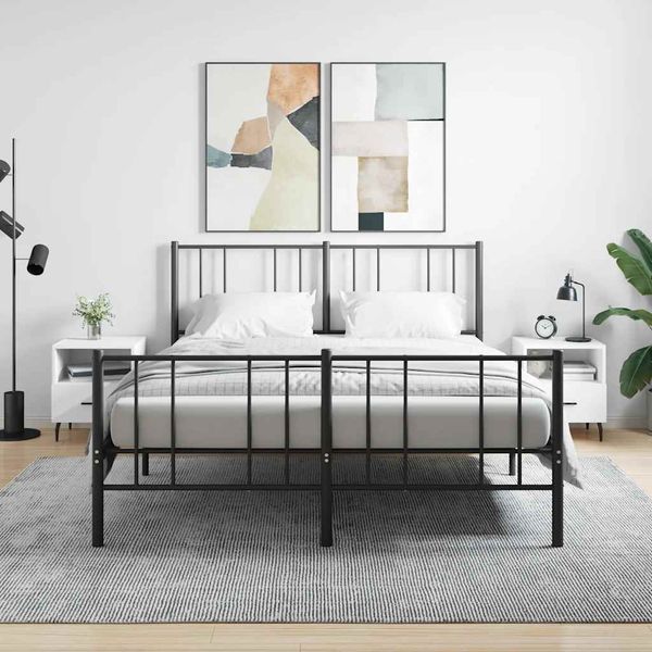 vidaXL Nočné stolíky 2 ks biele 40x35x47,5 cm kompozitné drevo