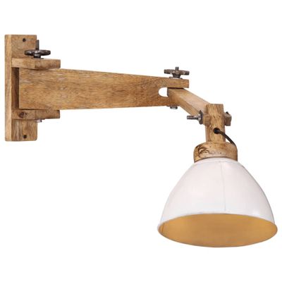 vidaXL Nástenné lampa 25 W biela E27