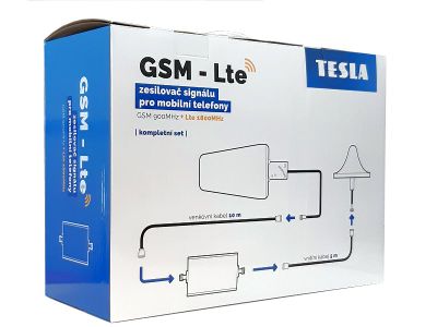 Tesla GSM-LTE zosilňovač/repéter 900/1800 MHz - kompletná sada