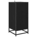 vidaXL Servírovacia skriňa Čierny dub 35,5 x 35 x 76 cm