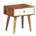 vidaXL Nočný stolík 45x30x45 cm masívne akáciaové drevo
