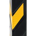 vidaXL Reflexné rohové chrániče 10 ks guma 80 cm