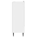 vidaXL Servírovacia skriňa Biela 66 x 34,5 x 97 cm Kompozitné drevo