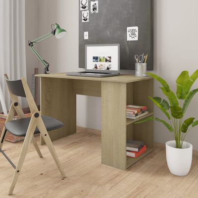 vidaXL Stôl dub sonoma 110x60x73 cm drevotrieska