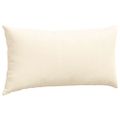vidaXL Vankúše na pohovku 2 pcs Krémová 80 x 40 cm Kordúrová tkanina