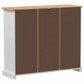 vidaXL Skriňa na topánky s poličkou Corona Biela 99 x 32 x 85 cm