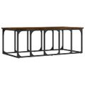 vidaXL Konferenčný stolík dymový dub 100x50x35,5 cm kompozitné drevo