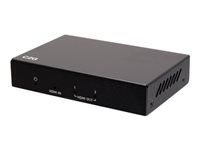 4K 60Hz - HDR - 7.1 Audio - Rozdeľovač video / audio - 2 x HDMI - desktop
