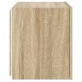 vidaXL TV nástenné skrinky s LED svetlami 2 ks dub sonoma 40,5x35x40cm
