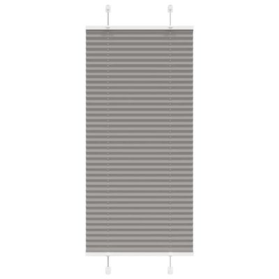 vidaXL plisovaná roleta antracitová 60x150 cm Šírka látky 59,4 cm