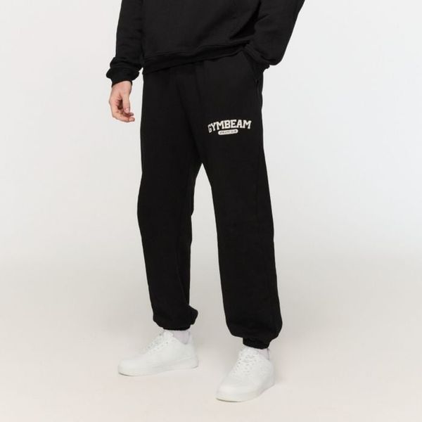 Tepláky Varsity Black - GymBeam, veľkosť M