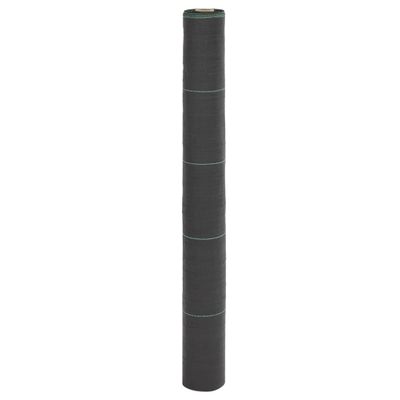 vidaXL Membrána proti burine čierna 1x150 m PP