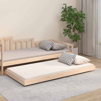 vidaXL Posteľ bez matraca 75x190 cm masívna borovica