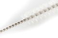 Kovové slamky G21 BeEco Party 6 ks strieborné, zahnuté + kefka na čistenie