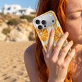 Módne letné puzdro pre iPhone 16 Pro Max 6,9" oranžové