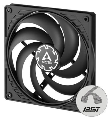 ARCTIC P14 Slim PWM pst – 140mm Pressure optimized case fan | Slim Profile | PWM controlled speed wi