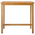 vidaXL Barový stôl Prírodná 110 x 60 x 105 cm Masívny teak