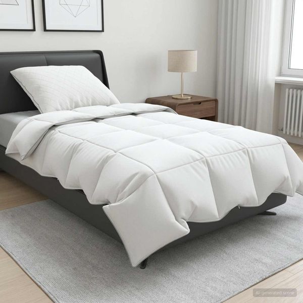 vidaXL Súprava paplónu z 90% husacieho peria FULDA 2 ks 152 x 203 cm