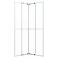 vidaXL Sprchovací kút matný ESG 80x80x180 cm