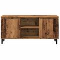 vidaXL TV skrinka lesklá staré drevo 102x35x50 cm spracované drevo