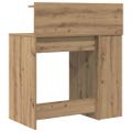vidaXL Stôl Remeselný dub Kompozitné drevo 90 x 48 x 101,5 cm