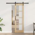 vidaXL Posuvné dvere ORKDAL 61 x 198,5 cm Prírodná