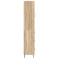 vidaXL Sada skríň 2 ks 33 x 34,5 x 90 cm Kompozitné drevo Dub sonoma