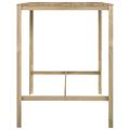 vidaXL Barový stôl 110x100x110 cm impregnované borovicové drevo