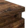 vidaXL TV skrinka Dub dymový 100x35x54 cm Konštrukcia dreva